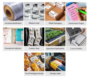 ริบบิ้นคาร์บอน/แว็กซ์เรซิ่น สำหรับเครื่องพิมพ์ฉลากแท้ ขนาด 110 มม. x 300 ม. ป้องกันรอยขีดข่วน ใช้ได้กับเครื่องพิมพ์ Zebra หลากสี แบบถ่ายโอนความร้อน - Product Image 6