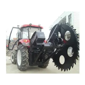 Scavatrice per fossette per irrigazione agricola scavatrice per scanalature stradali trattore sospensione posteriore a disco trencher agricolo