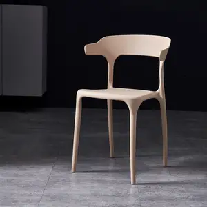 Outdoor Cheap Durable Wholesale Pp Chairs Nordic Stackable Monoblock Design Price Modern Colored Plastic Dining Chair Sales