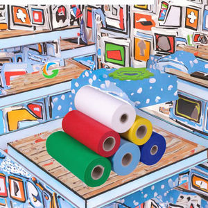 Fournisseur direct d'usine, tissu non tissé respirant en polypropylène 100% bon marché, uni/à pois/à croix, poids moyen - Product Image 3