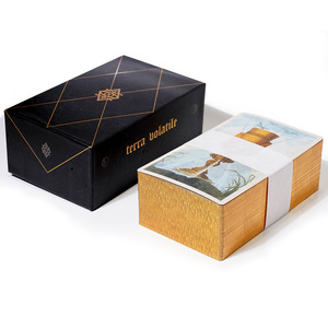 Cartas <span class=keywords><strong>de</strong></span> Tarot <span class=keywords><strong>de</strong></span> Alta Calidad <span class=keywords><strong>de</strong></span> 12*7cm, Terra Volatile, en Inglés Completo, con Estampado Láser Plateado y Dorado, Juego <span class=keywords><strong>de</strong></span> <span class=keywords><strong>Mesa</strong></span> <span class=keywords><strong>de</strong></span> Tarot, <span class=keywords><strong>Caja</strong></span> <span class=keywords><strong>de</strong></span> Regalo <span class=keywords><strong>de</strong></span> Tarot - Product Image 4