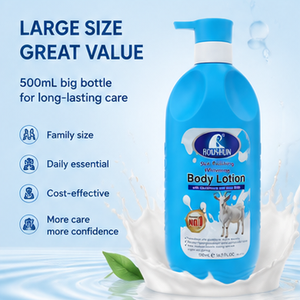 Lotion corporelle biologique aux herbes avec vitamine C et <span class=keywords><strong>glutathion</strong></span>, <span class=keywords><strong>lait</strong></span> de chèvre 500ml – Hydratant éclaircissant et blanchissant pour usage quotidien - Product Image 6
