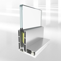 HYQY A30 Personnalisable Durable En Aluminium U-Channel Balustrade En Verre Mains Courantes Maison Moderne Rampes D'escalier En Verre pour Balcon Villa