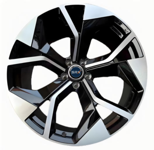 Ruedas Nuevas SRX para Automóviles de Pasajeros, 20" 22", Aleación de Aluminio, 5 Orificios, 5x112, 40 mm ET, para Audi Q8, Acabado Negro, Diseño Multirradio - Product Image 1
