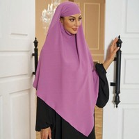 Nouveau modèle Moyen-Orient Dubaï Long Malay Robe foulard chaud islamique musulman femmes Hijab