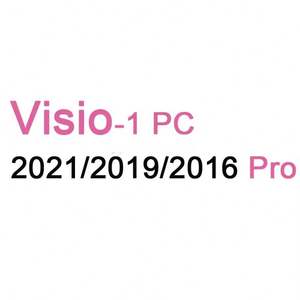Licence Visio Professional 2021 à activation 100 % en ligne, clé numérique, version 2021 Pro, utilisation mondiale, compatible Windows, Business Server - Product Image 4