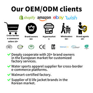 سترة نيوبرين صدرية مخصصة من الصدمات من خشب الورد wakeak للتزلج المائي ، سترة حياة منافسة لركوب الأمواج للبالغين - Product Image 5