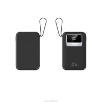 20000mAh Power Bank LED Pantalla digital Usb 22,5 W Cargador de viaje Power Banks Estaciones de carga rápida