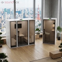 Cabine insonorisée pour bureaux partagés, cabine de réunion silencieuse pour petites entreprises
