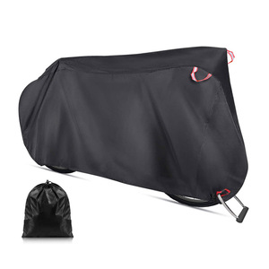 <span class=keywords><strong>Housse</strong></span> <span class=keywords><strong>de</strong></span> vélo en polyester imperméable et durable <span class=keywords><strong>pour</strong></span> vélos <span class=keywords><strong>de</strong></span> route et cruisers, ajustement universel <span class=keywords><strong>pour</strong></span> utilisation en extérieur/intérieur - Product Image 1