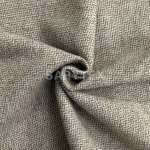 Jacquard doux 10% laine mélangée tissu teint en fil pour vêtements de mode - Product Image 3
