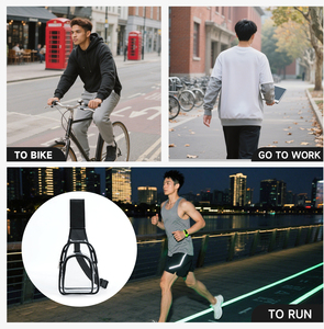 Trasparente da <span class=keywords><strong>uomo</strong></span> in PVC zaino <span class=keywords><strong>monospalla</strong></span> da viaggio visive tracolla borsa a tracolla a tracolla - Product Image 6