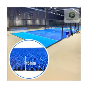 Good Quality Professional Panoramic Padel Tennis Court Equipment Wear Resistant Anti-UV 15mm 3/16 Inch 1.5cm Artificial Grass