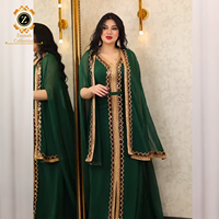 Abaya de Luxe Zaynab pour Femmes Musulmanes, Robe de Soirée Dubaï Élégante, Jalabiya