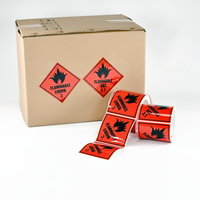 Autocollants en vinyle auto-adhésifs écologiques imperméables, étiquettes d'identification pour le transport, taille personnalisée, code-barres, résistance UV rapide