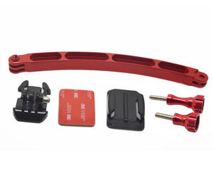 WESPORT Casque de caméra CNC multicolore <span class=keywords><strong>Support</strong></span> en alliage d'aluminium incurvé Bâton de selfie Convient pour Gopro Hero 13 12 11 10 9 8 - Product Image 2