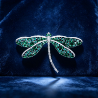 Broches Papillon Libellule en Laiton et Zircon Style Coréen pour Enfants, Collection 2026 – Idéal pour la Mode Quotidienne et les Cadeaux