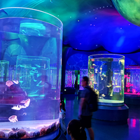 Conception moderne sur mesure grand aquarium en plastique Fish Tank Produits en plastique haut de gamme de la société Aquarium