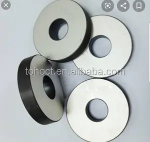 Piezo Ceramic 50x17x6.5 / 60x30x10mm PZT8/ PZT4 Piezo Ceramic Ring