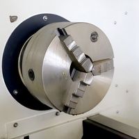 Tour CNC à banc plat à broche unique, haute rigidité, robuste, horizontal, CK6132, commande GSK, 3 axes, portée de rotation maximale 300 mm