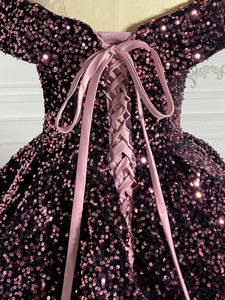 MF Custom Stage Performer Dresses Luxury Satin Natural Ball Gown Mermaid <b>Wedding</b> Party Elegant Maxi Prom Evening Sequin Light - Product Image 4