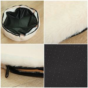 <span class=keywords><strong>Pentagon</strong></span>-förmiges Sofa Haustier bett Plüsch Gemütliches Bett für kleine Hunde und Katzen, erhöhtes Kanten design mit rutsch festem Boden - Product Image 4
