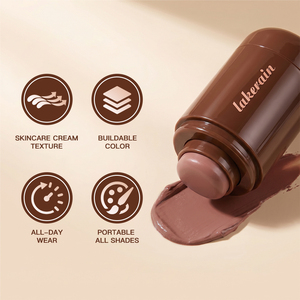 Barra Bronceadora Vegana Suave de Lujo para Maquillaje, Contorno de Nariz e Iluminador, Mini Barra Bronceadora <span class=keywords><strong>Facial</strong></span> Personalizada con Tinte, Marca Privada - Product Image 4