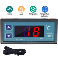 Emballage d'origine Thermostat régulateur de température thermo régulateur hygromètre chaleur réfrigérateur régulateur de refroidissement STC-100A