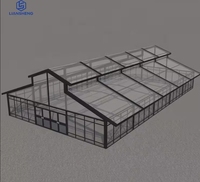 Grande Tente Atrium de Luxe à Structure en Aluminium Noir, Personnalisable pour Mariages et Événements de 150, 300, 500 ou 1000 Personnes