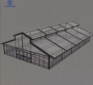 Grande Tente Atrium de Luxe à Structure en Aluminium Noir, Personnalisable pour Mariages et Événements de 150, 300, 500 ou 1000 Personnes - Product Image 5