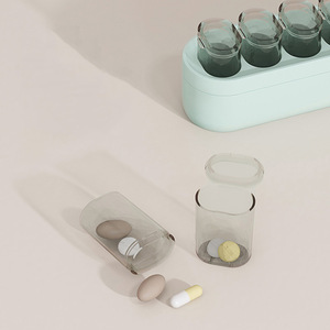 Portapillole Moderno in Plastica, Rettangolare, per 7 Giorni, 7 Scomparti (Mattina, Mezzogiorno, Sera), Grande Capacità - Product Image 4