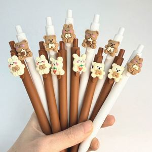 Bolígrafo Deportivo con Diseño de Oso Kawaii, de Plástico de 1.0 mm, con Logotipo, para Niños y Niñas, para Uso Escolar - Product Image 3