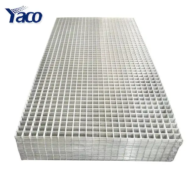 Anping yachao 1/4 ''1/2'' 1 ''वर्ग खोलने BWG12 - 26 जस्ती लोहे के तार वेल्डेड तार जाल निर्यात