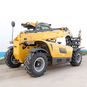 डीजल 4wd टेलीहैंडलर फोर्कलिफ्ट 3-5 टन अनुकूलन योग्य लिफ्ट ऊंचाई टेलीस्कोपिक मस्तूल टार्क टार्क टार्क - Product Image 6