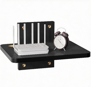 Wandmontierte Holzhalterung, in der Lage, bis zu 22 Pfund zu tragen, geeignet für TV, <span class=keywords><strong>DVD</strong></span>, Gaming, Medien und den Einsatz im Wohnzimmer - Product Image 1