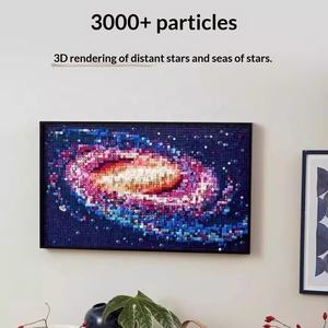 Bloques de Construcción de la Vía Láctea, Cielo Estrellado, ICONOS de Cómics, Pintura Pixelizada de la Galaxia, Serie de Arte 31212, 3091 Piezas, Bloques de Construcción de Plástico ABS - Product Image 5
