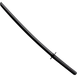 Espada de treinamento de artes marciais, artes marciais, preto, japonês, katana, pu, espuma, adereços de armas, espada de ninja samurai