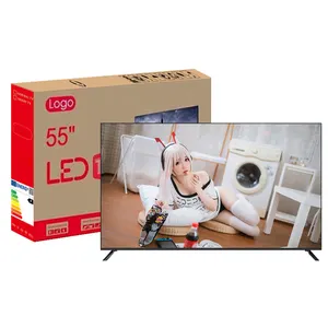 Televídeo Pequeno V Set 21 32 43 50 55 65 70 75 85 98 110 nch HD WiFi Iptv Android 4k OEM ODM 2K 4K Smart TV Televisão