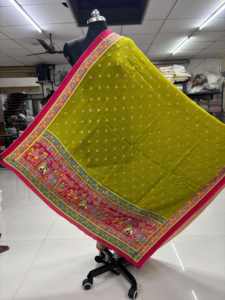 Qualité supérieure 100% Viscose Jacquard Dola Tissu Écologique Tricoté Robe Pogisan Imprimer pour Femmes Filles Vêtements En Gros - Product Image 6