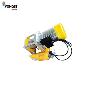एल्यूमीनियम उठाने KCD 220v/ 380V 750-1500 मिनी क्रेन मोटर संचालित उच्च गति चरखी - Product Image 4