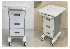 Carrello Robusto in Metallo 2025 per Spa, Clinica <span class=keywords><strong>di</strong></span> Medicina <span class=keywords><strong>Estetica</strong></span>, <span class=keywords><strong>Salone</strong></span> e Hotel, Carrello per Apparecchiature Viso con Supporto EMS Sculpt - Product Image 4