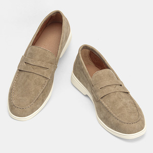Chaussures décontractées antidérapantes de style britannique kaki - Product Image 2