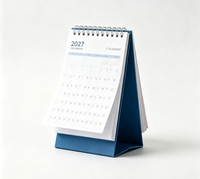 Calendrier de bureau 2027, calendrier de table personnalisé promotionnel, citations inspirantes quotidiennes, calendriers de table, calendrier perpétuel