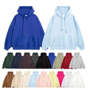 Premium Eco-Friendly Cotton Hoodie <b>Men</b> Unisex Streetwear High Quality Oversized Pullover Sweatshirt Puff Print <b>Fleece</b> Fabric - Product Image 3