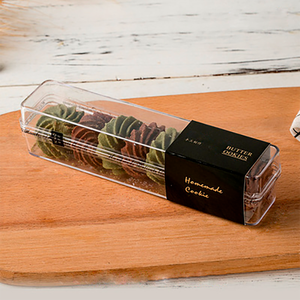 Trung quốc 30 năm nhà máy giá cả cạnh tranh rõ ràng Cookie bánh kẹo hộp lưu trữ <span class=keywords><strong>container</strong></span> hộp nhựa - Product Image 2