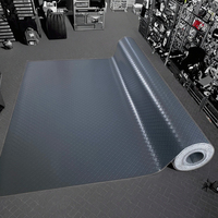 Haute qualité résistant à l'usure PVC Coin Garage tapis de sol Tapis de Garage anti-dérapant Garage rouleau de sol pour les centres commerciaux de supermarché intérieur