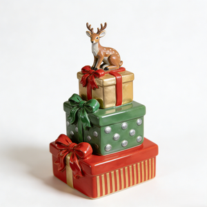 Adornos <span class=keywords><strong>de</strong></span> Resina Personalizables BZY, Decoración para el Hogar, Regalos Navideños, Diseño <span class=keywords><strong>de</strong></span> <span class=keywords><strong>Reno</strong></span> y Torre <span class=keywords><strong>de</strong></span> Regalos - Product Image 1