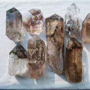 Ying Lai Jewelry Natural Factory Tour de cristal de quartz de <span class=keywords><strong>jardin</strong></span> de guérison polie, Art et objet de collection - Product Image 1