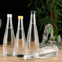 Bouteille de vin carrée en verre mat transparent 375 ml avec bouchon tire-bouchon et joint en caoutchouc pour Tequila – Prix abordable