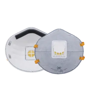 Knsağlık fincan şekli Valved KN95/FFP2 aktif karbon ile partikül maskesi PP karbon yüz maskesi